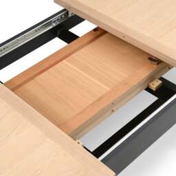 6-10 Seater Extending Dining Table - Chester Charcoal - The Cotswold Company - thumbnail 7