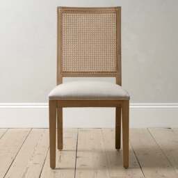 Elkstone Mellow Oak Set of 4 Rattan Back Chairs - The Cotswold Company - thumbnail 2
