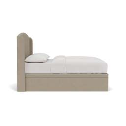 Super King Ottoman Storage Bed - Dove Grey - House Linen Mix - Gilmore - The Cotswold Company - thumbnail 3