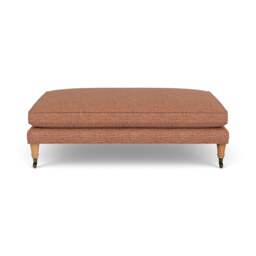 Foot Stool - Brick - Herringbone Weave - Taylor - The Cotswold Company - thumbnail 2