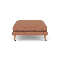 Foot Stool - Brick - Herringbone Weave - Taylor - The Cotswold Company - thumbnail 3