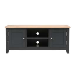 Large TV Stand up to 60 - Chester Charcoal - The Cotswold Company - thumbnail 3
