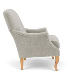 Armchair - Grey Mist - Eco Chenille - Elsie - The Cotswold Company - thumbnail 3