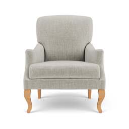 Armchair - Grey Mist - Eco Chenille - Elsie - The Cotswold Company - thumbnail 2