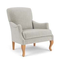 Armchair - Grey Mist - Eco Chenille - Elsie - The Cotswold Company - thumbnail 1