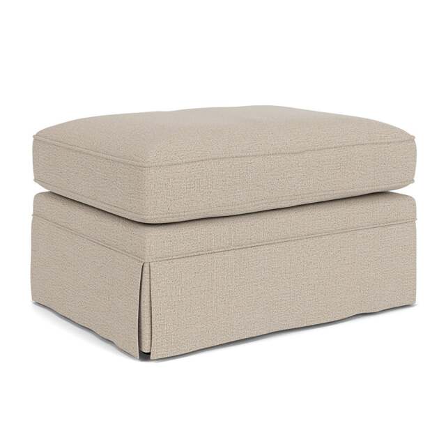 Foot Stool - Natural - Rustic Weave - Dawson Small - The Cotswold Company - image 1