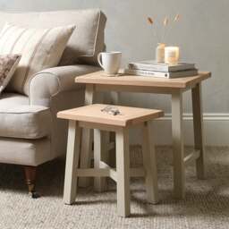 Nest of Tables - Chester Limestone - The Cotswold Company - thumbnail 1