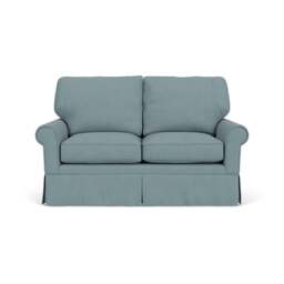 Large 2 Seater Sofa - Sky blue - House Linen Mix - Dawson - The Cotswold Company - thumbnail 2