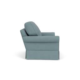 Large 2 Seater Sofa - Sky blue - House Linen Mix - Dawson - The Cotswold Company - thumbnail 3