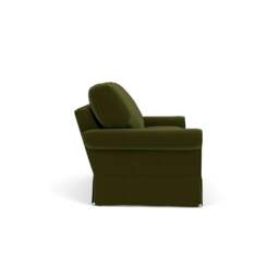 3 Seater Sofa - Forest Green - Matt Velvet - Dawson - The Cotswold Company - thumbnail 3