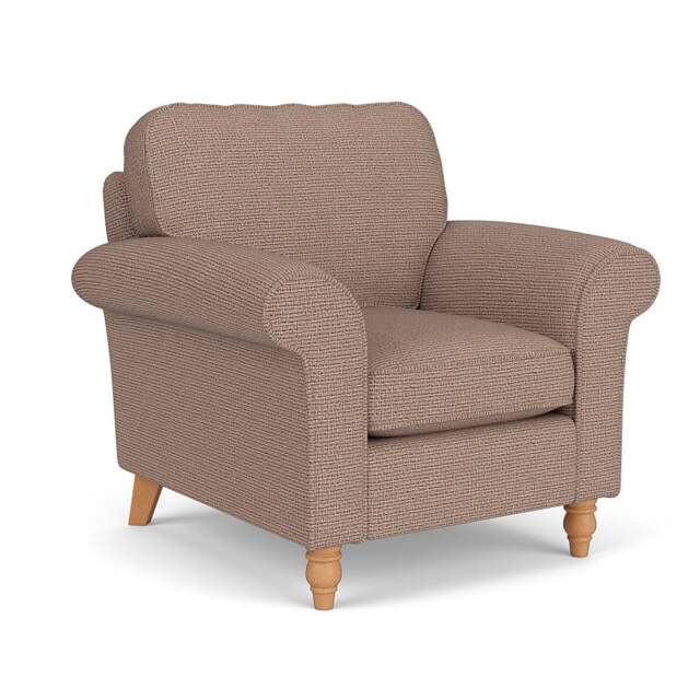 Hurley Armchair - Autumn Mix - Textured Weave - The Cotswold Company - image 1