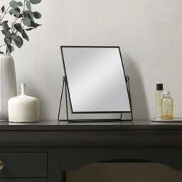 Fine Black Metal Dressing Table Mirror - Home Accessories - The Cotswold Company