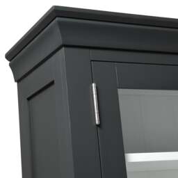 Large Glazed Dresser - Chester Charcoal - The Cotswold Company - thumbnail 7
