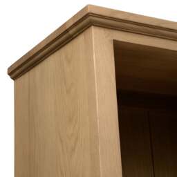 Elkstone Mellow Oak Large Divider Bookcase - The Cotswold Company - thumbnail 4