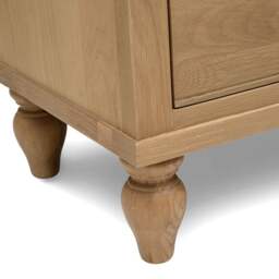 Elkstone Mellow Oak Large Divider Bookcase - The Cotswold Company - thumbnail 7