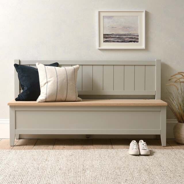Monks Bench - Chester Dove Grey - The Cotswold Company - image 1