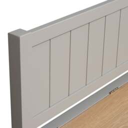 Monks Bench - Chester Dove Grey - The Cotswold Company - thumbnail 5