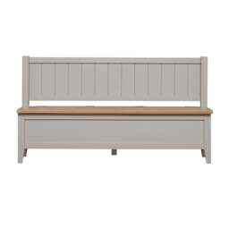 Monks Bench - Chester Dove Grey - The Cotswold Company - thumbnail 3