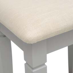 Dressing Table Stool - Chantilly Pebble Grey - The Cotswold Company - thumbnail 4