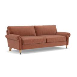 4 Seater Sofa - Cinnamon - Eco Chenille - Osbourne - The Cotswold Company - thumbnail 1