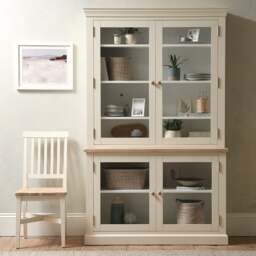 Large Glazed Dresser - Chester Classic Cream - The Cotswold Company