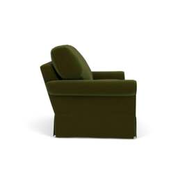 2 Seater Sofa - Forest Green - Matt Velvet - Dawson - The Cotswold Company - thumbnail 3
