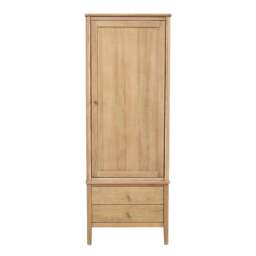 Berkeley Nordic Oak Single Wardrobe - The Cotswold Company - thumbnail 7