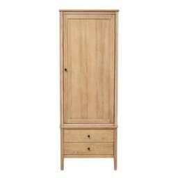Berkeley Nordic Oak Single Wardrobe - The Cotswold Company - thumbnail 5