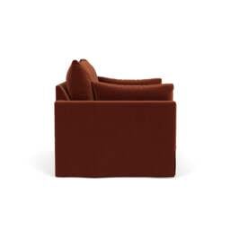 2 Seater Sofa - Brick - Matt Velvet - Ashton - The Cotswold Company - thumbnail 3