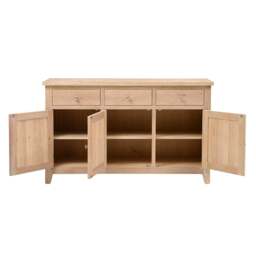 Inglesham Whitewash Oak Large Sideboard - The Cotswold Company - thumbnail 5