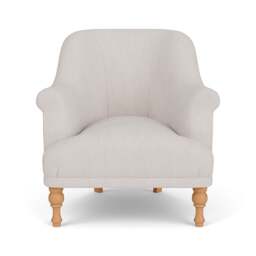 Armchair - Soft White - Luxury Italian Linen - Everett - The Cotswold Company - thumbnail 2