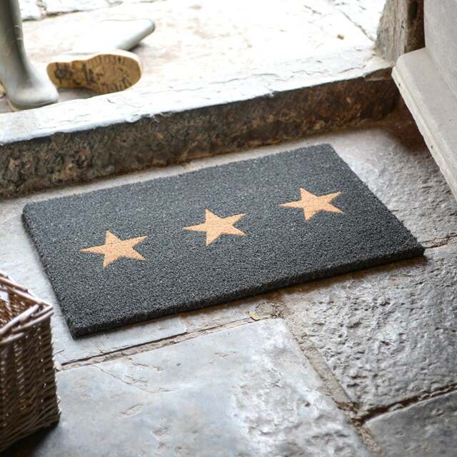 Coir Doormat - Stars 40x60cm - Home Accessories - The Cotswold Company - image 1