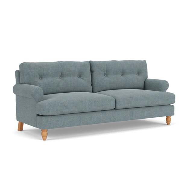 4 Seater Sofa - Teal Marl - Rustic Weave - Talbot - The Cotswold Company - image 1