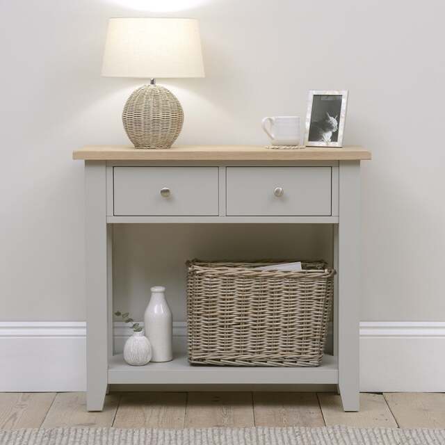 Small Console Table - Chester Dove Grey - The Cotswold Company - image 1