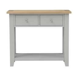Small Console Table - Chester Dove Grey - The Cotswold Company - thumbnail 3