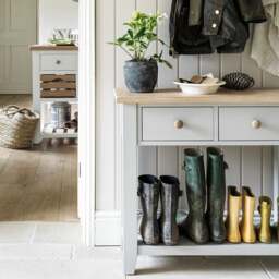 Small Console Table - Chester Dove Grey - The Cotswold Company - thumbnail 2