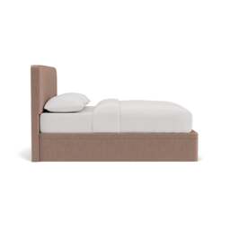 Super King Ottoman Storage Bed - Dusky Rose - Eco Chenille - Ellis - The Cotswold Company - thumbnail 3