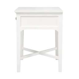 Fairford Soft White 1 Drawer Bedside Table - The Cotswold Company - thumbnail 7