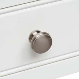 Fairford Soft White 1 Drawer Bedside Table - The Cotswold Company - thumbnail 3