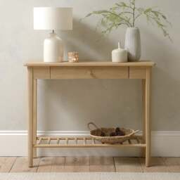 Berkeley Nordic Oak Console Table - The Cotswold Company - thumbnail 1