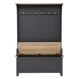 Hallway Tidy - Chester Charcoal - The Cotswold Company - thumbnail 4
