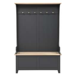 Hallway Tidy - Chester Charcoal - The Cotswold Company - thumbnail 3