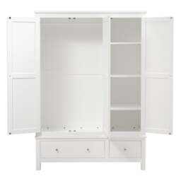 Simply Cotswold Pure White Triple Wardrobe - The Cotswold Company - thumbnail 4