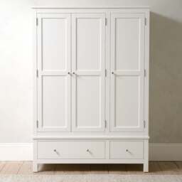 Simply Cotswold Pure White Triple Wardrobe - The Cotswold Company - thumbnail 2