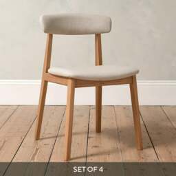 Weston Oak Dining Chair - Set of 4 - The Cotswold Company