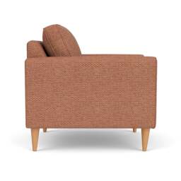 Armchair - Brick - Herringbone Weave - Saxon - The Cotswold Company - thumbnail 3