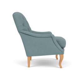 Armchair - Sky blue - House linen mix - Olivia - The Cotswold Company - thumbnail 3
