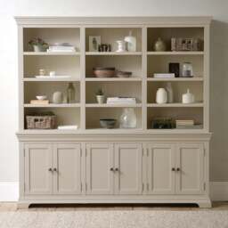 Grand Bookcase - Chantilly Limestone - The Cotswold Company