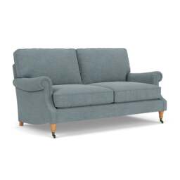 3 Seater Sofa - Teal marl - Rustic weave - Taylor High Back - The Cotswold Company - thumbnail 1