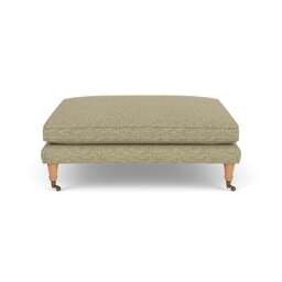 Foot Stool - Apple - Herringbone Weave - Taylor Small - The Cotswold Company - thumbnail 3